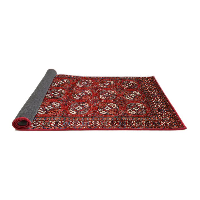 Sideview of Mid-Century Modern Red Oriental Rug, urb2353
