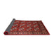 Sideview of Mid-Century Modern Red Oriental Rug, urb2353