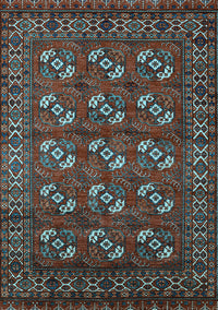 Oriental Light Blue Industrial Rug, urb2353lblu