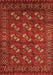 Machine Washable Oriental Orange Industrial Area Rugs, wshurb2353org