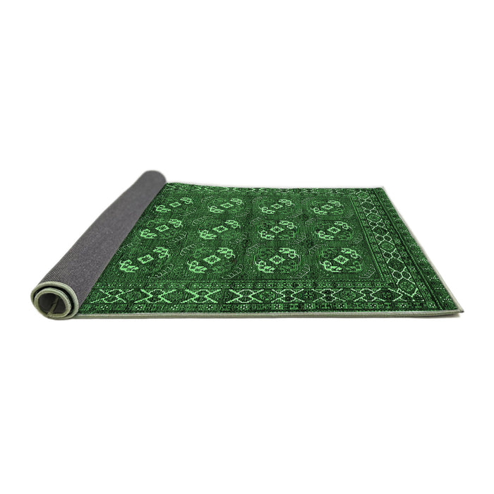 Sideview of Oriental Emerald Green Industrial Rug, urb2353emgrn