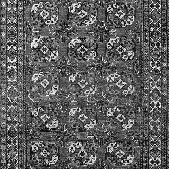 Machine Washable Oriental Gray Industrial Rug, wshurb2353gry