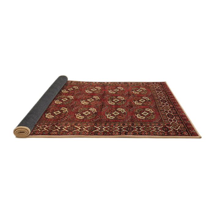 Sideview of Oriental Brown Industrial Rug, urb2353brn