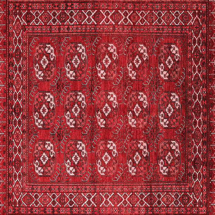 Machine Washable Oriental Red Industrial Rug, wshurb2353red