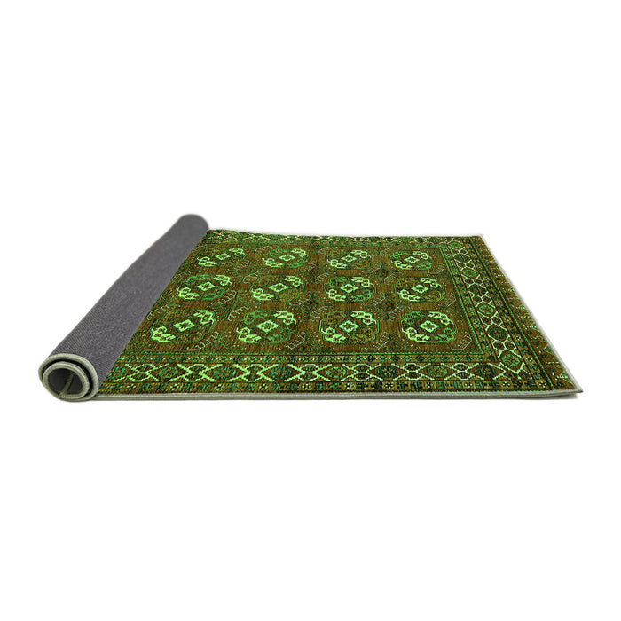 Sideview of Oriental Green Industrial Rug, urb2353grn