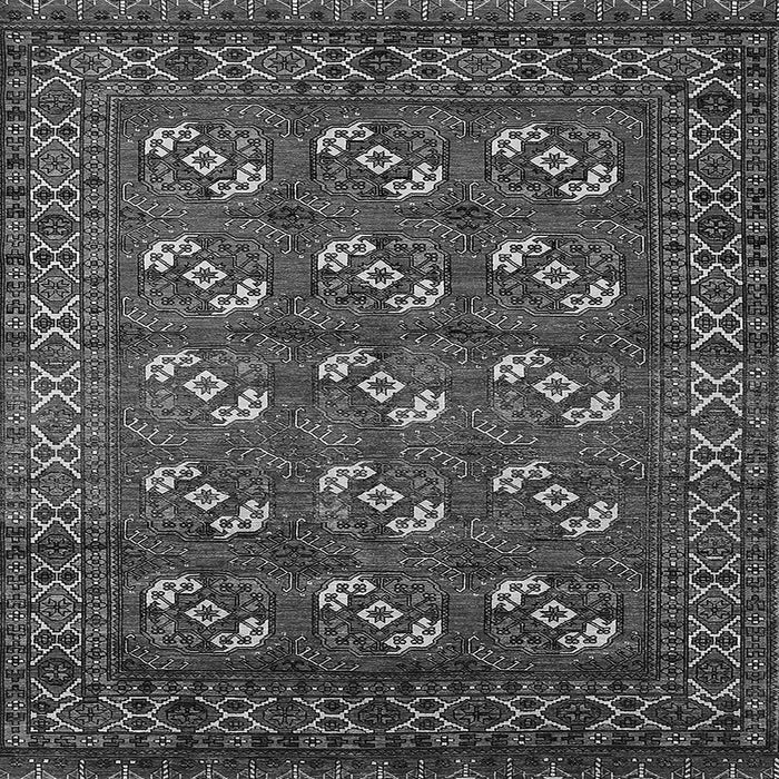 Square Oriental Gray Industrial Rug, urb2353gry