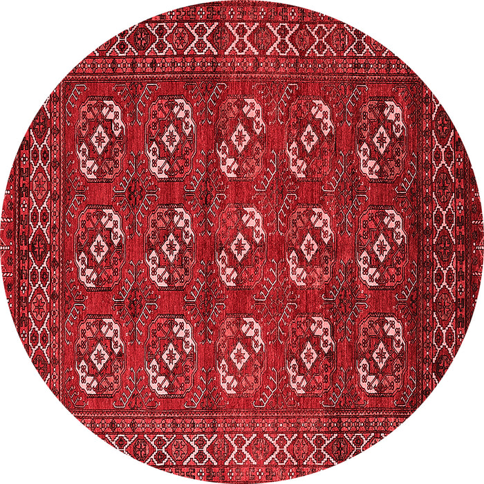 Machine Washable Oriental Red Industrial Rug, wshurb2353red