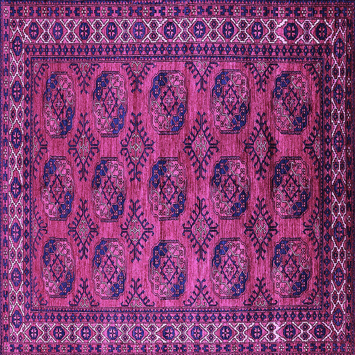 Square Oriental Purple Industrial Rug, urb2354pur