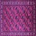 Square Oriental Purple Industrial Rug, urb2354pur