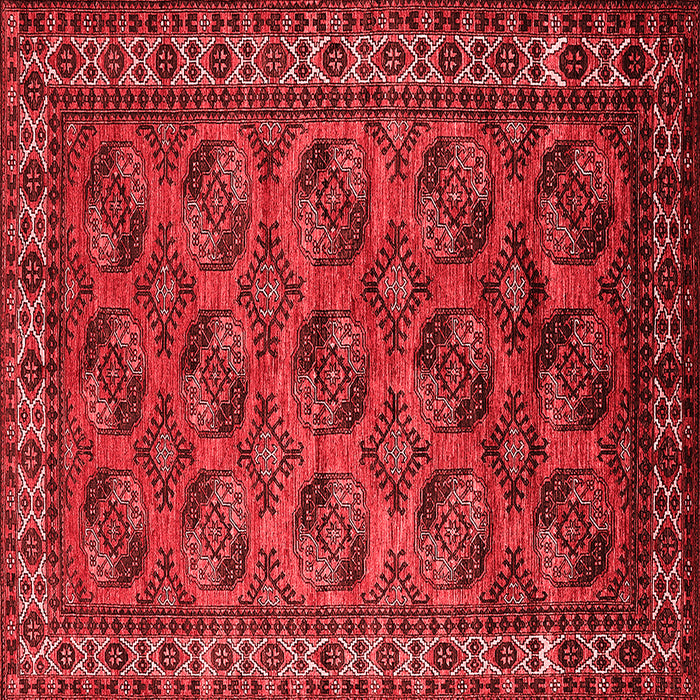 Machine Washable Oriental Red Industrial Rug, wshurb2354red