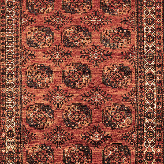 Machine Washable Oriental Brown Industrial Rug, wshurb2354brn