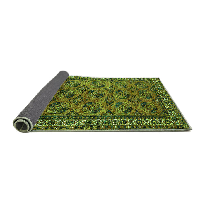 Sideview of Oriental Green Industrial Rug, urb2354grn