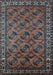 Oriental Light Blue Industrial Rug, urb2354lblu