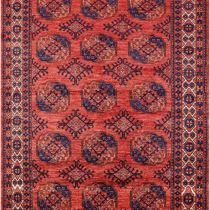 Mid-Century Modern Cranberry Red Oriental Rug, urb2354