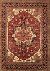 Persian Brown Traditional Rug, urb2355brn