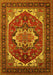 Machine Washable Persian Yellow Traditional Rug, wshurb2355yw