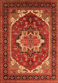 Persian Orange Traditional Rug, urb2355org
