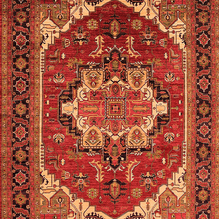 Persian Orange Traditional Rug, urb2355org