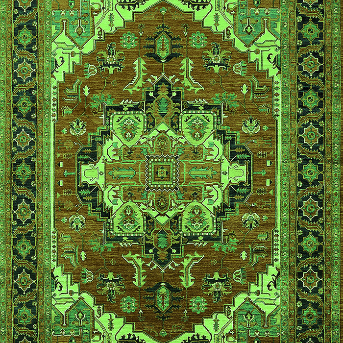 Persian Green Traditional Rug, urb2355grn