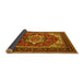 Sideview of Persian Yellow Traditional Rug, urb2355yw
