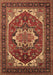 Machine Washable Persian Brown Traditional Rug, wshurb2355brn