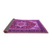 Sideview of Persian Purple Traditional Rug, urb2355pur