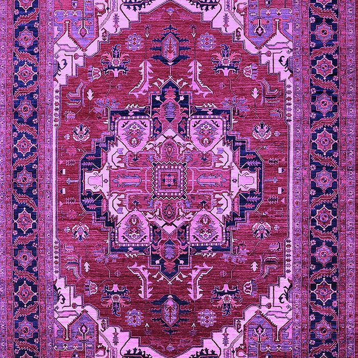 Machine Washable Persian Purple Traditional Area Rugs, wshurb2355pur