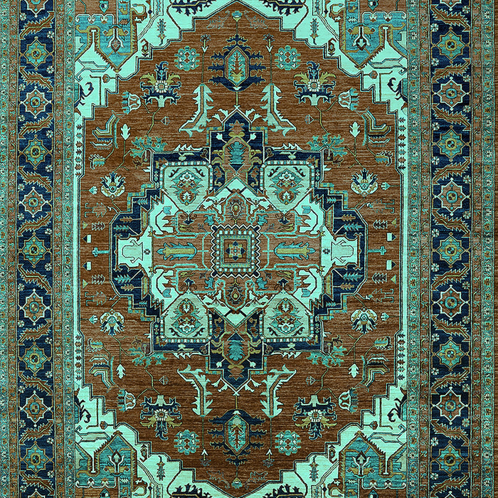 Persian Turquoise Traditional Rug, urb2355turq