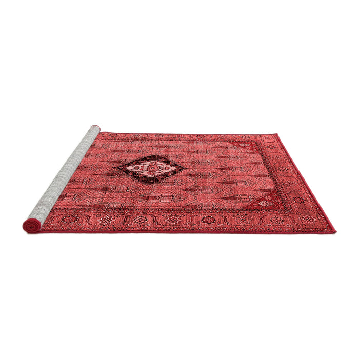 Industrial Red Washable Rugs