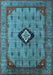 Oriental Light Blue Industrial Rug, urb2356lblu