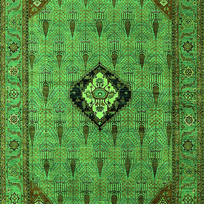 Oriental Green Industrial Rug, urb2356grn