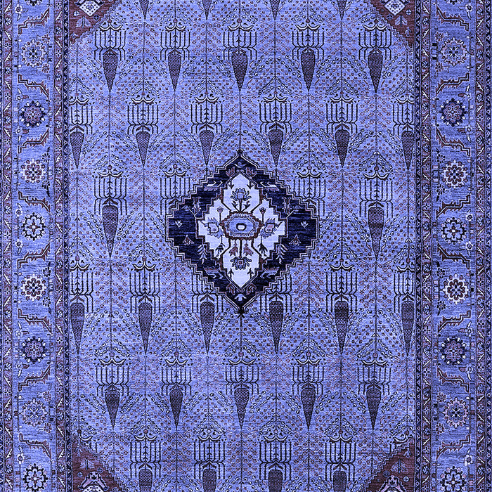 Oriental Blue Industrial Rug, urb2356blu