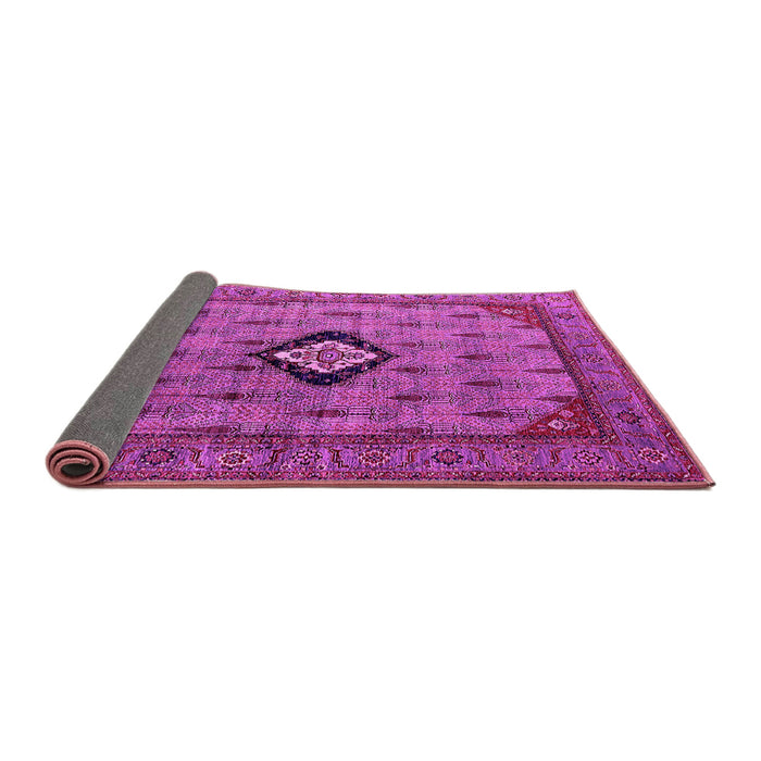 Sideview of Oriental Pink Industrial Rug, urb2356pnk