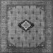 Square Oriental Gray Industrial Rug, urb2356gry