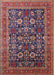 Mid-Century Modern Pink Oriental Rug, urb2357