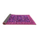 Sideview of Oriental Pink Traditional Rug, urb2357pnk