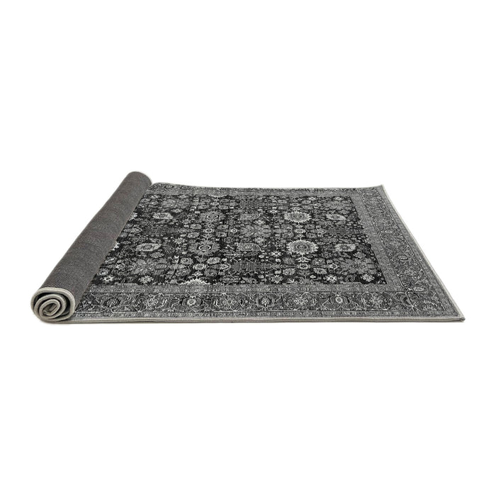 Sideview of Oriental Gray Traditional Rug, urb2357gry