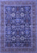 Oriental Blue Traditional Rug, urb2357blu