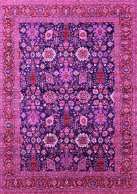 Oriental Pink Traditional Rug, urb2357pnk