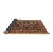 Sideview of Oriental Brown Traditional Rug, urb2357brn