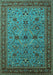 Oriental Turquoise Traditional Rug, urb2358turq