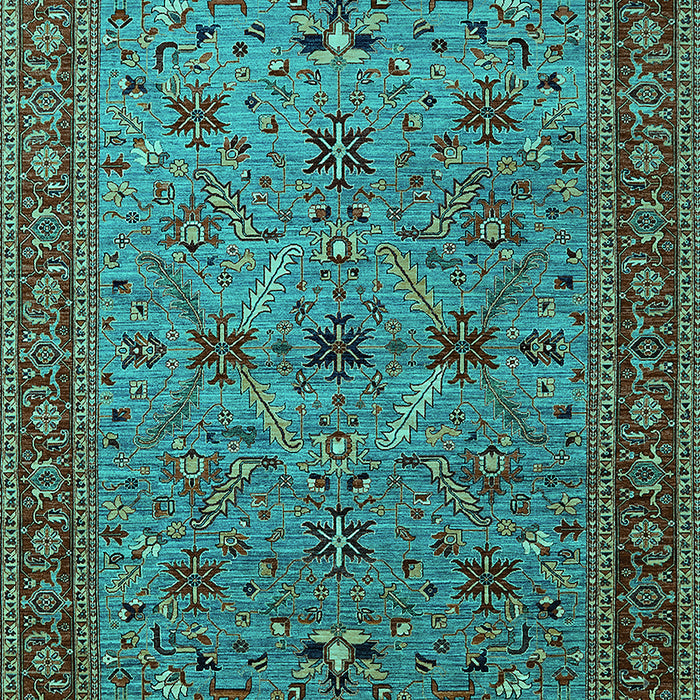 Oriental Turquoise Traditional Rug, urb2358turq