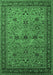 Oriental Emerald Green Traditional Rug, urb2358emgrn