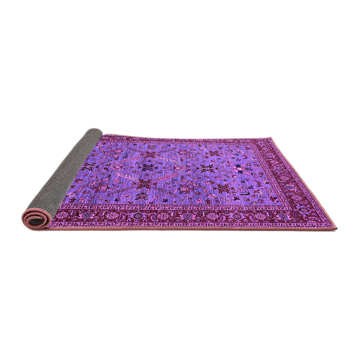 Sideview of Oriental Purple Traditional Rug, urb2358pur