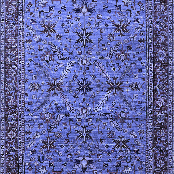 Oriental Blue Traditional Rug, urb2358blu
