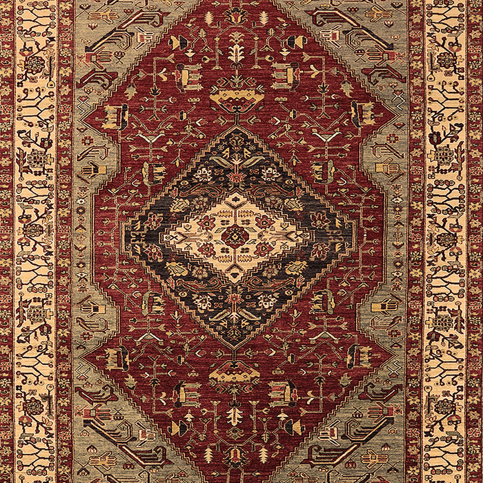 Persian Brown Traditional Rug, urb2359brn