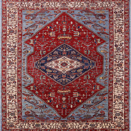 Square Machine Washable Industrial Modern Cranberry Red Rug, wshurb2359