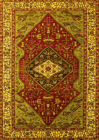 Persian Yellow Traditional Rug, urb2359yw