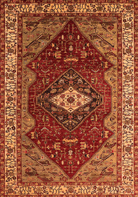 Persian Orange Traditional Rug, urb2359org