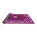 Sideview of Persian Pink Traditional Rug, urb2359pnk